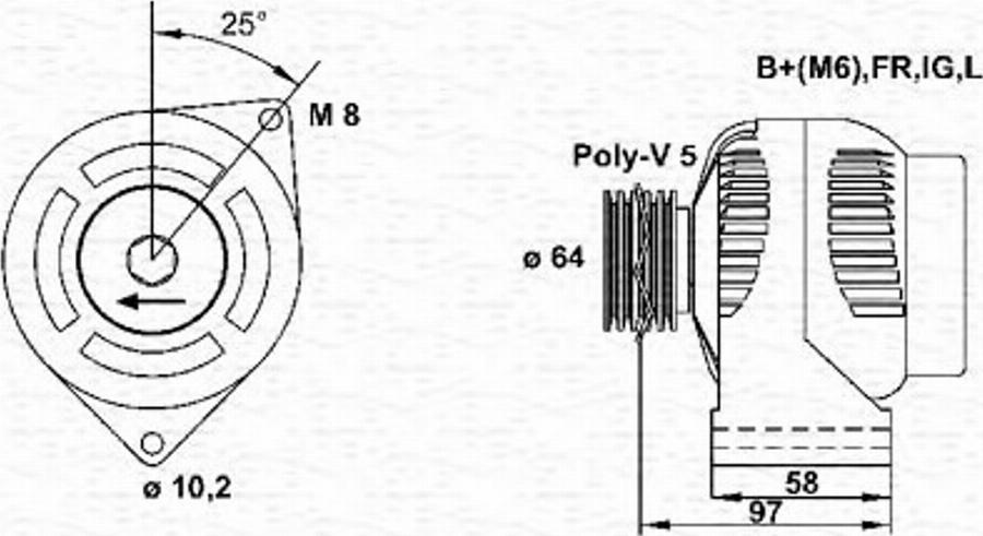 Magneti Marelli 943346052010 - Ģenerators www.autospares.lv