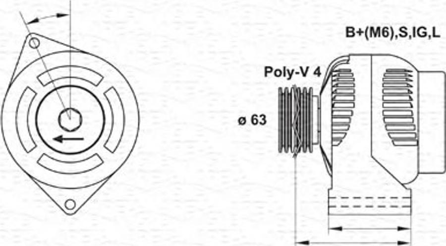 Magneti Marelli 943346008010 - Ģenerators autospares.lv