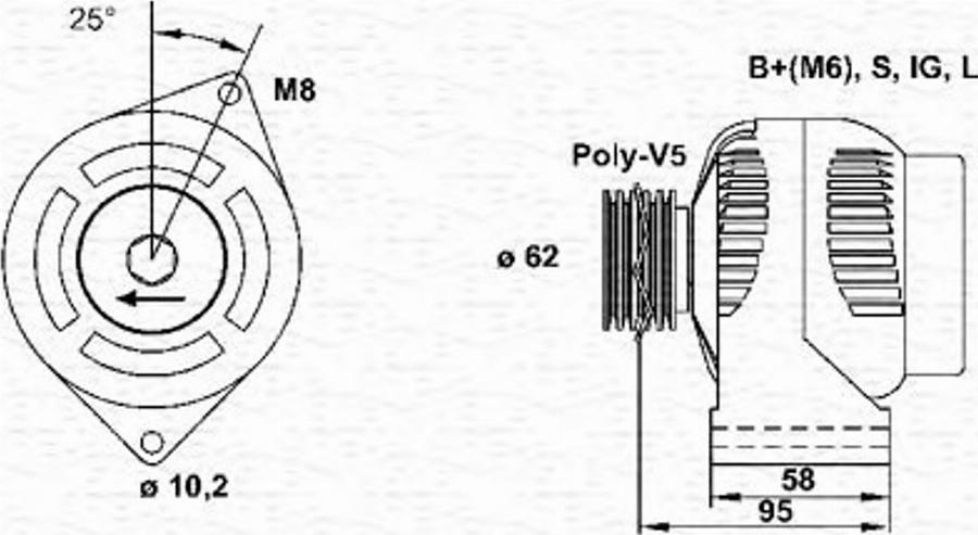 Magneti Marelli 943346028010 - Ģenerators www.autospares.lv