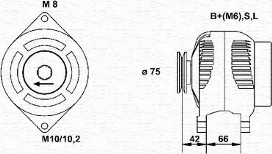 Magneti Marelli 943346072010 - Ģenerators www.autospares.lv