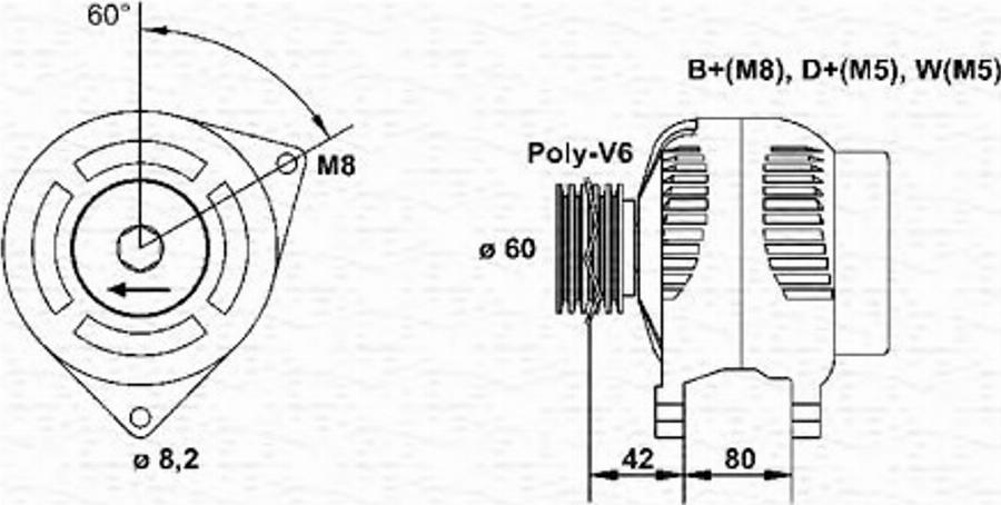 Magneti Marelli 943346148010 - Ģenerators www.autospares.lv