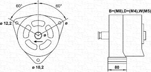 Magneti Marelli 943346121010 - Ģenerators autospares.lv