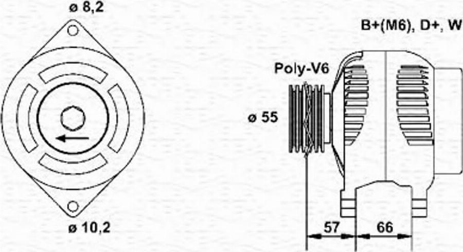 Magneti Marelli 943 34 620 001 0 - Ģenerators www.autospares.lv