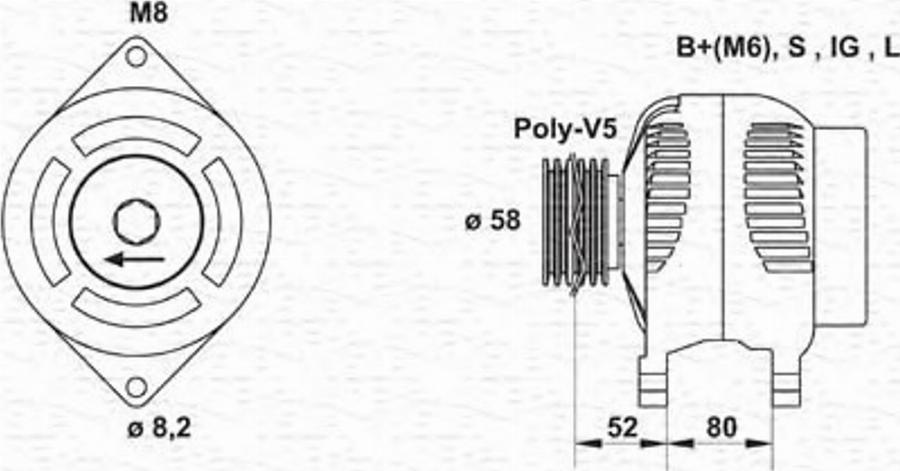 Magneti Marelli 943346215010 - Ģenerators www.autospares.lv