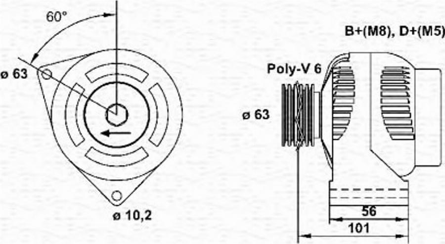 Magneti Marelli 943346223010 - Ģenerators www.autospares.lv