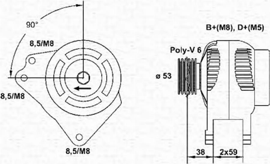 Magneti Marelli 943354136010 - Ģenerators www.autospares.lv