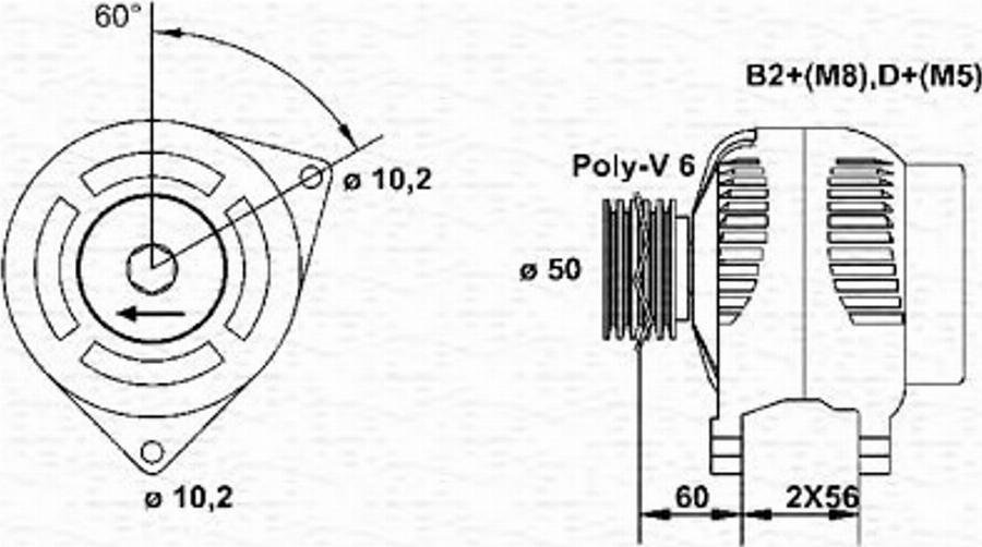 Magneti Marelli 943355048010 - Ģenerators www.autospares.lv