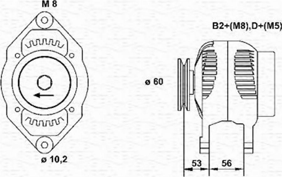 Magneti Marelli 943355050010 - Ģenerators www.autospares.lv