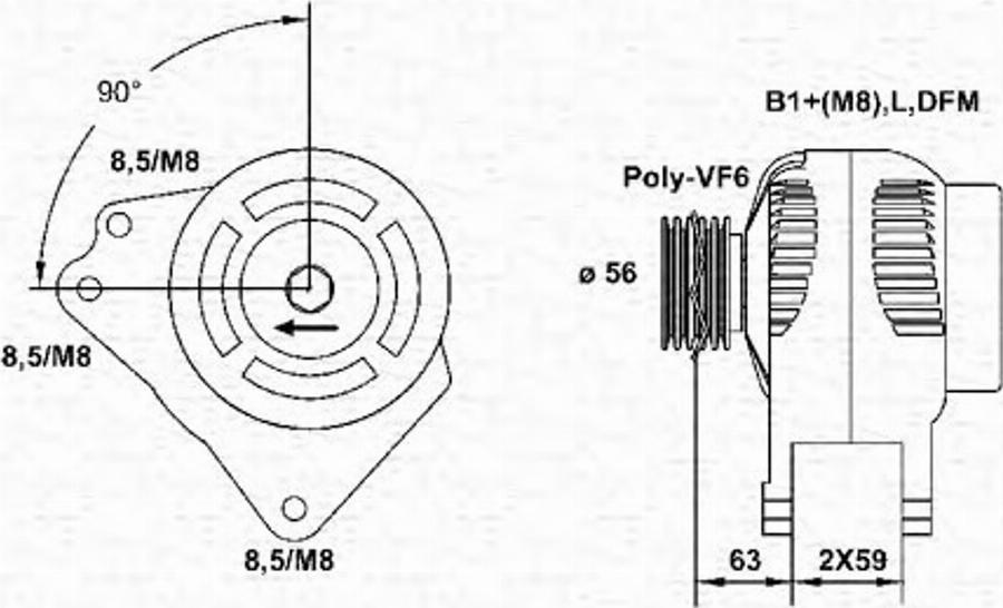 Magneti Marelli 943355060010 - Ģenerators www.autospares.lv