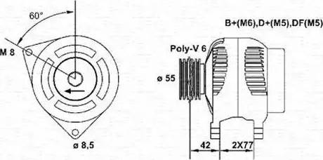 Magneti Marelli 9433 550 140 10 - Alternator www.autospares.lv