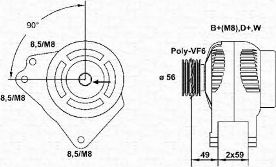 Magneti Marelli 943355030010 - Ģenerators www.autospares.lv