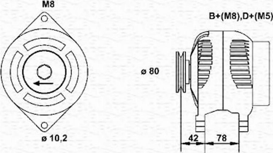 Magneti Marelli 943355029010 - Ģenerators www.autospares.lv