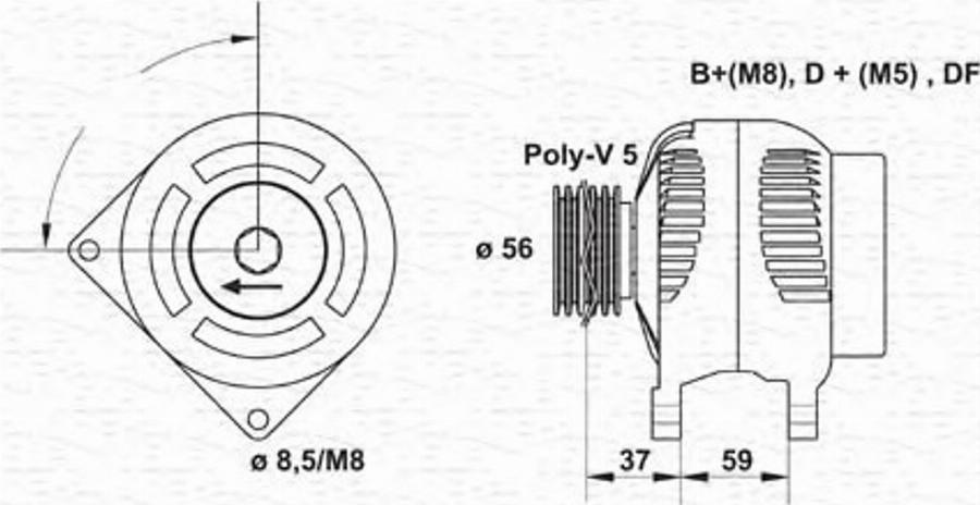 Magneti Marelli 943355027010 - Ģenerators www.autospares.lv