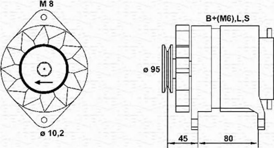 Magneti Marelli 943355168010 - Ģenerators www.autospares.lv