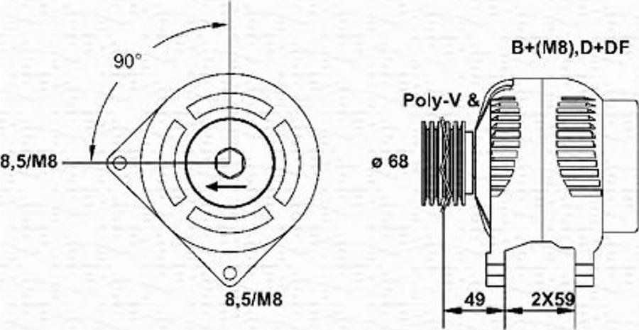 Magneti Marelli 943355108010 - Ģenerators www.autospares.lv