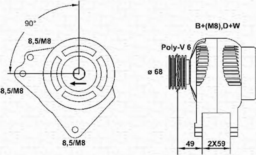 Magneti Marelli 943355111010 - Ģenerators autospares.lv