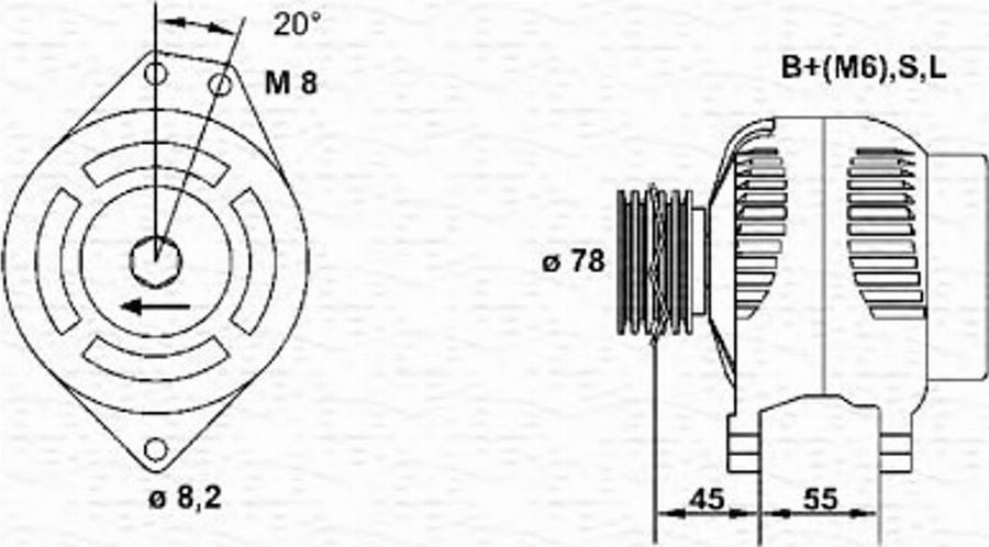 Magneti Marelli 943355183010 - Ģenerators www.autospares.lv