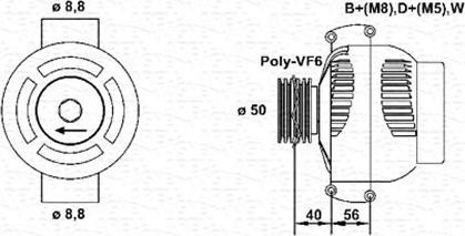 Magneti Marelli 943355134010 - Ģenerators autospares.lv