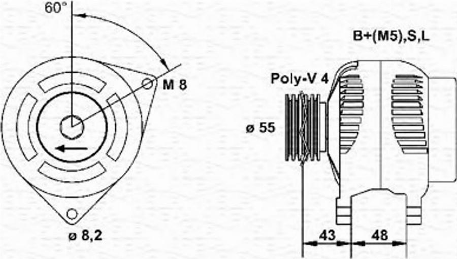 Magneti Marelli 943355177010 - Ģenerators www.autospares.lv