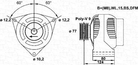 Magneti Marelli 943355233010 - Ģenerators www.autospares.lv