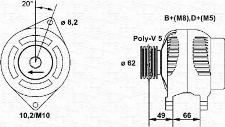 Magneti Marelli 943356995010 - Ģenerators www.autospares.lv