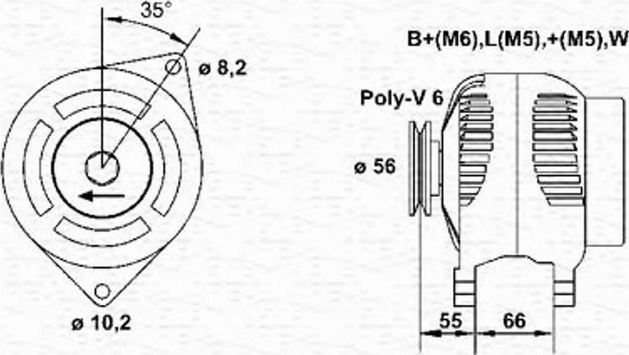 Magneti Marelli 943356946010 - Ģenerators www.autospares.lv