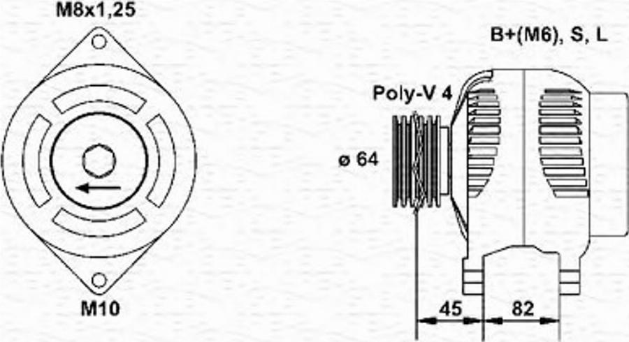 Magneti Marelli 943356941010 - Alternator www.autospares.lv