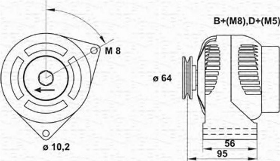 Magneti Marelli 943356943010 - Ģenerators www.autospares.lv