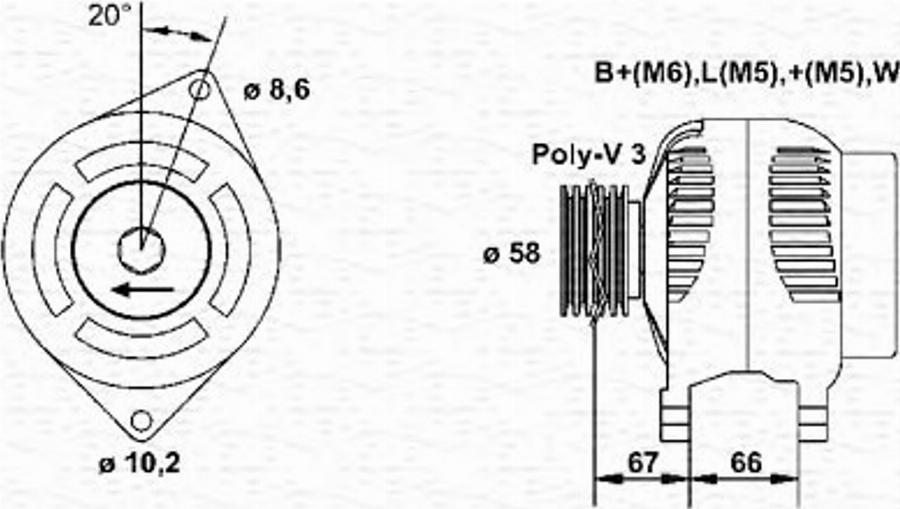 Magneti Marelli 943356959010 - Ģenerators www.autospares.lv