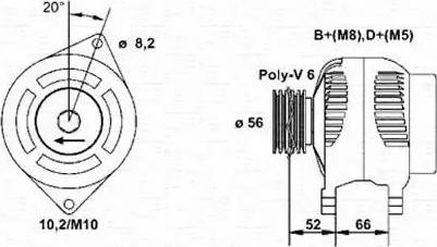 Magneti Marelli 943356964010 - Ģenerators autospares.lv