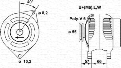 Magneti Marelli 943356961010 - Alternator www.autospares.lv