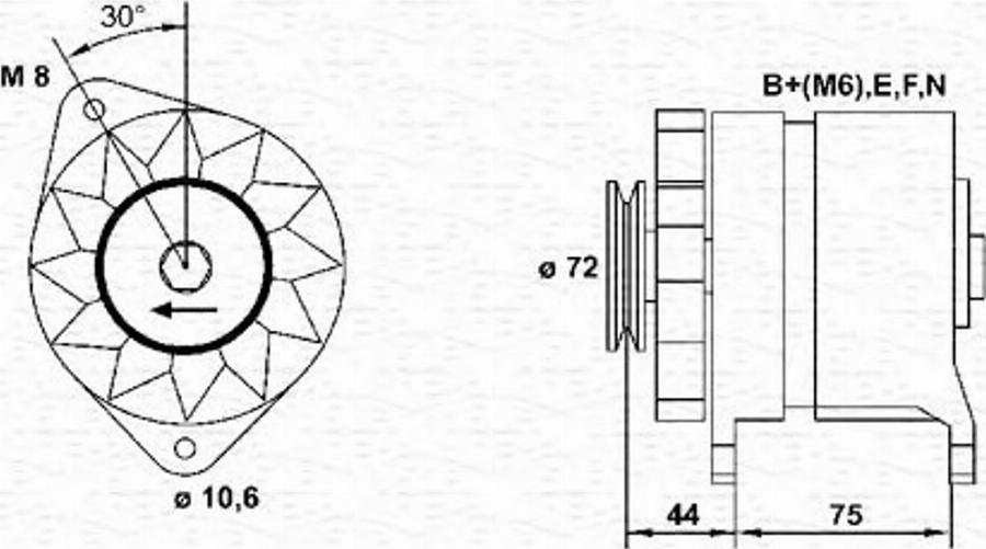 Magneti Marelli 943356934010 - Ģenerators www.autospares.lv