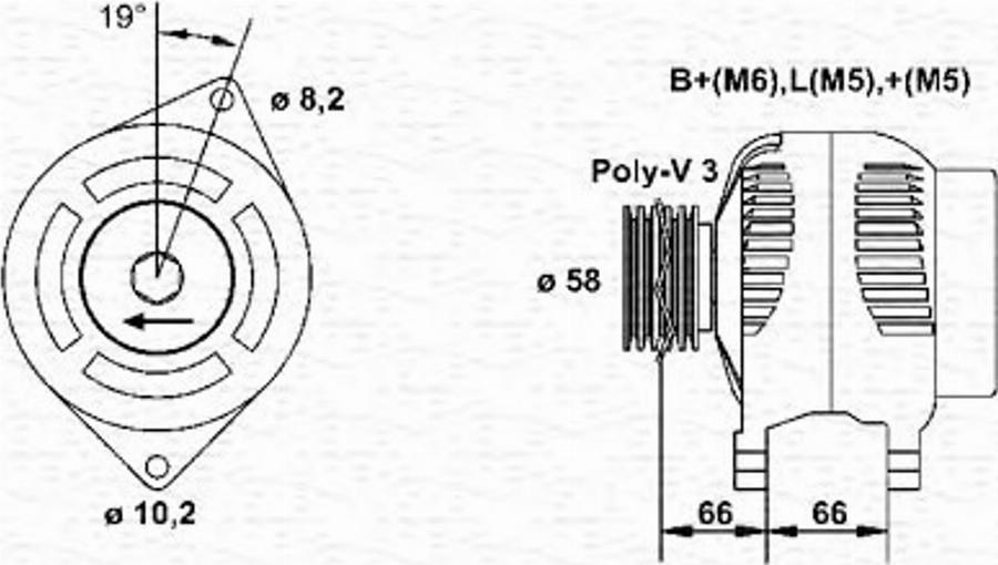 Magneti Marelli 943356979010 - Ģenerators autospares.lv