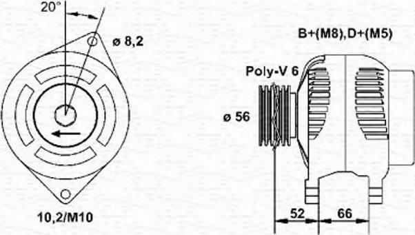 Magneti Marelli 943356973010 - Alternator www.autospares.lv