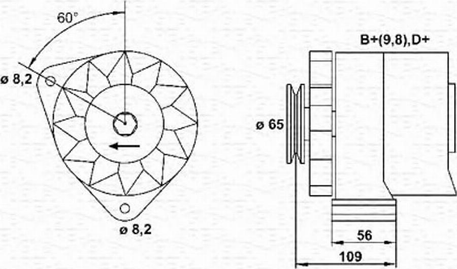 Magneti Marelli 943356446010 - Ģenerators www.autospares.lv