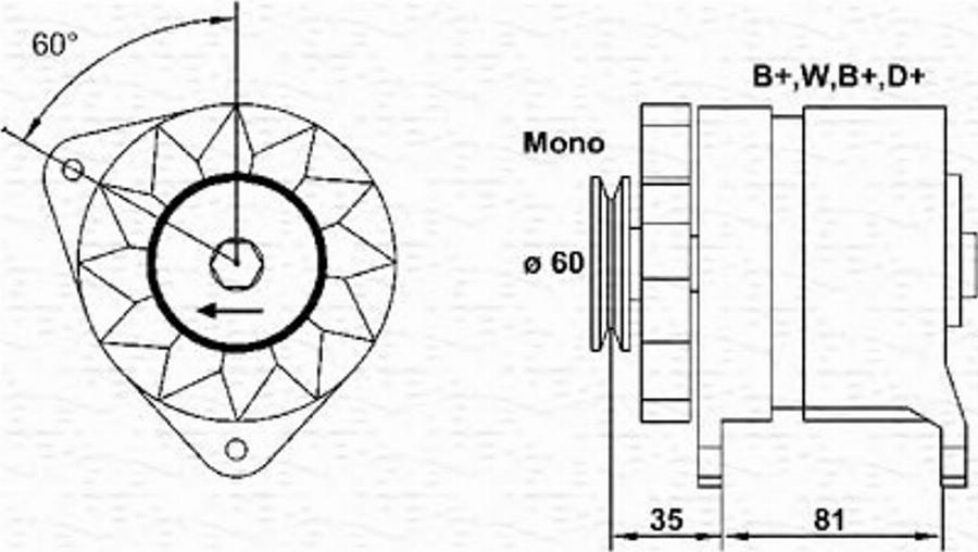 Magneti Marelli 943356455010 - Ģenerators www.autospares.lv