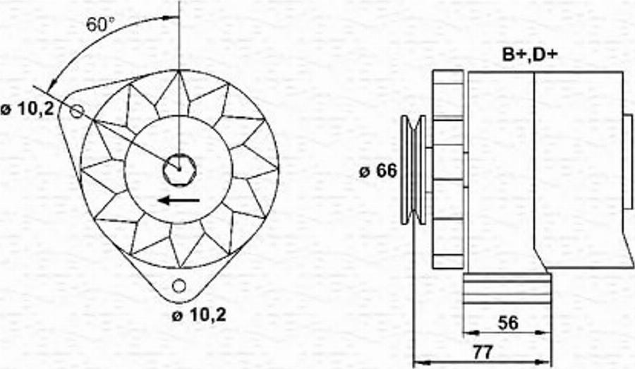 Magneti Marelli 943356465010 - Ģenerators www.autospares.lv