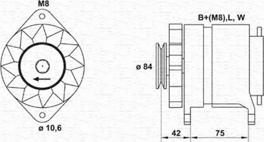 Magneti Marelli 943 35 659 101 0 - Ģenerators www.autospares.lv