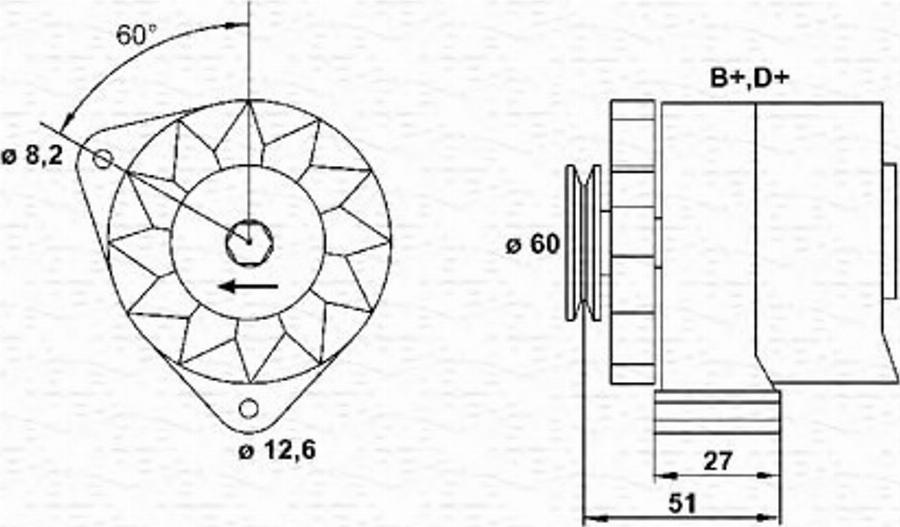 Magneti Marelli 943356544010 - Ģenerators www.autospares.lv