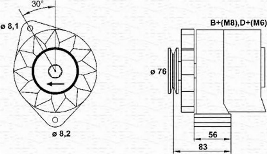 Magneti Marelli 943356546010 - Ģenerators www.autospares.lv