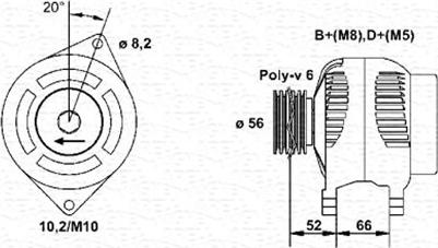 Magneti Marelli 943356568010 - Ģenerators autospares.lv