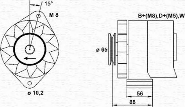 Magneti Marelli 943356508010 - Ģenerators autospares.lv