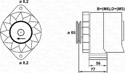 Magneti Marelli 943356502010 - Alternator www.autospares.lv