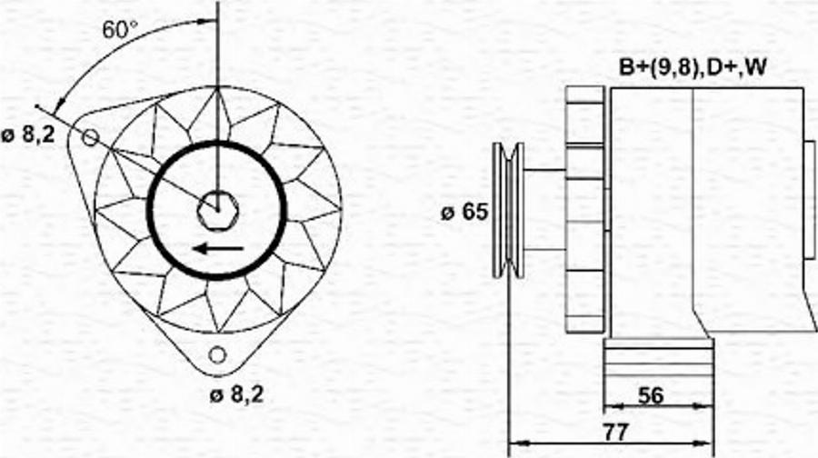 Magneti Marelli 943356536010 - Ģenerators www.autospares.lv