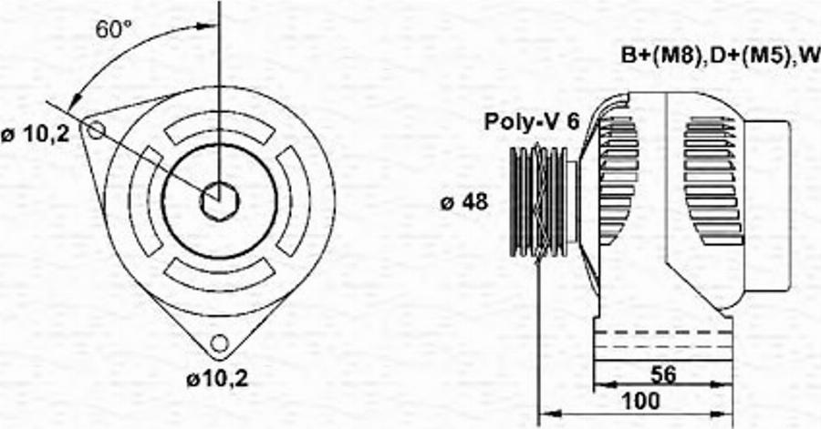 Magneti Marelli 943356573010 - Ģenerators www.autospares.lv