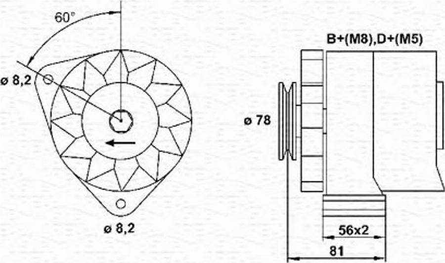 Magneti Marelli 943356649010 - Alternator www.autospares.lv