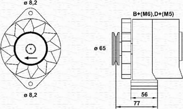 Magneti Marelli 943356659010 - Alternator www.autospares.lv