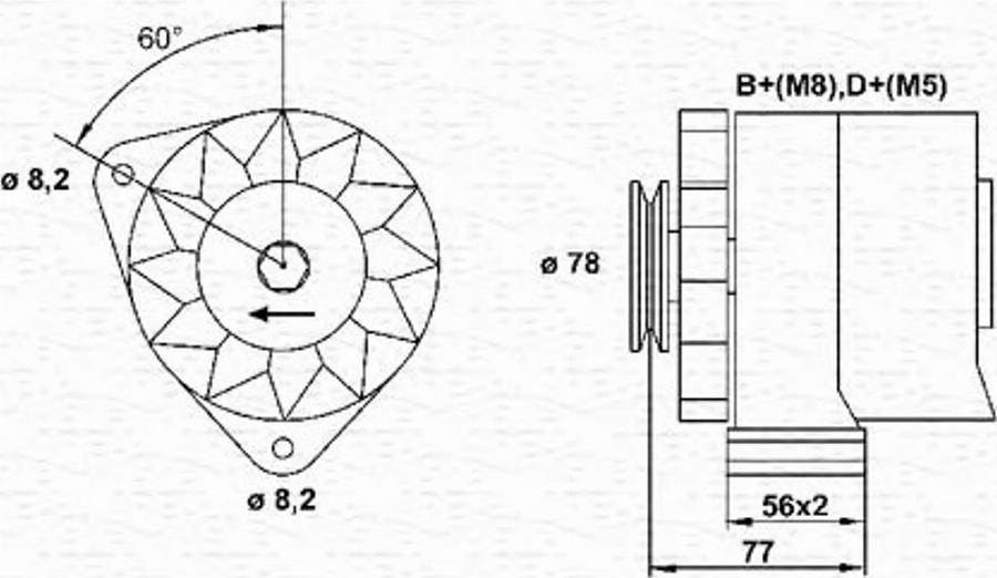 Magneti Marelli 943356656010 - Ģenerators www.autospares.lv