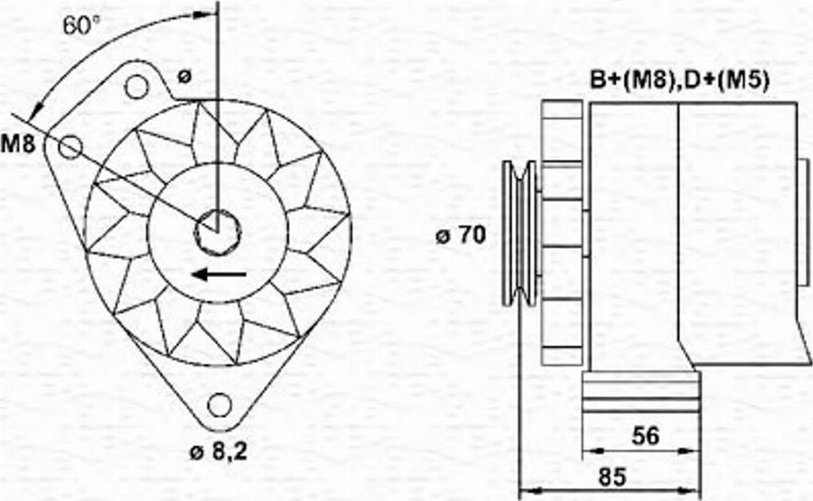 Magneti Marelli 943356604010 - Ģenerators www.autospares.lv