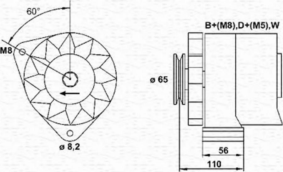 Magneti Marelli 943356605010 - Ģenerators www.autospares.lv